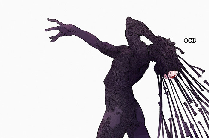 Malattie mentali come mostri, le illustrazioni di Sillvi per comprendere i disturbi più comuni 5