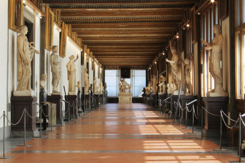 Firenze, Nuovi Uffizi: grazie ai lavori di ampliamento toro alla luce nuovi affreschi del Seicento 2 Firenze, Nuovi Uffizi: grazie ai lavori di ampliamento toro alla luce nuovi affreschi del Seicento 1