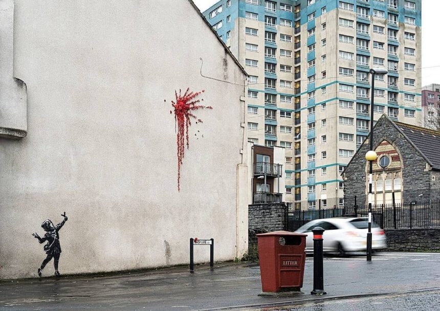 San Valentino secondo Banksy, un Cupido dal cuore infranto 1