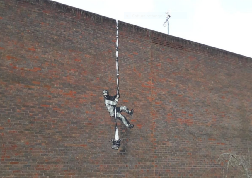 Banksy mette all'asta il suo dipinto per salvare l'ex prigione di Oscar Wilde 1