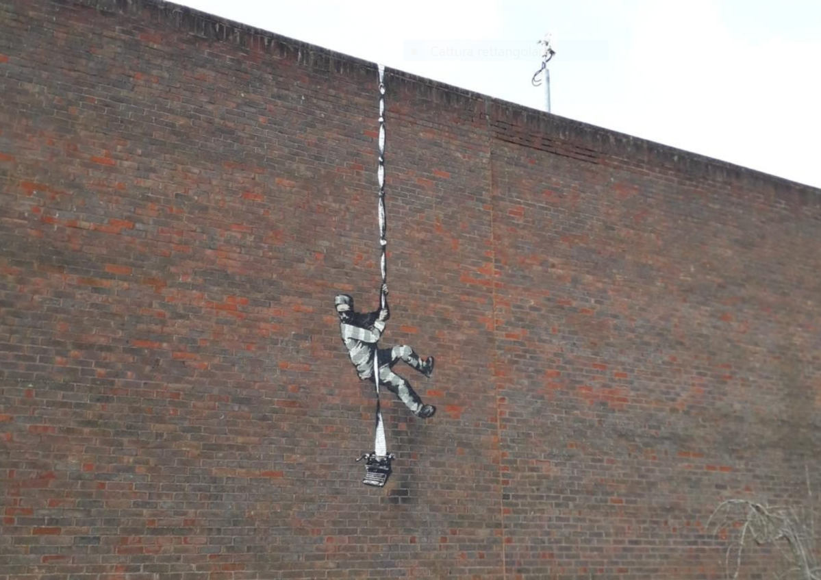 Banksy mette all'asta il suo dipinto per salvare l'ex prigione di Oscar Wilde 15