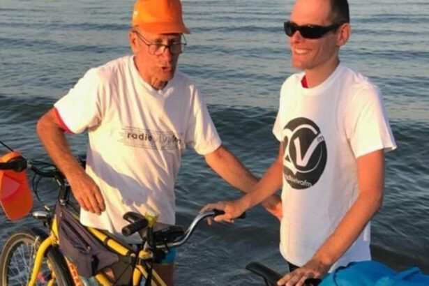 In tandem fino al mare con il figlio non vedente: la promessa di papà Sergio 11
