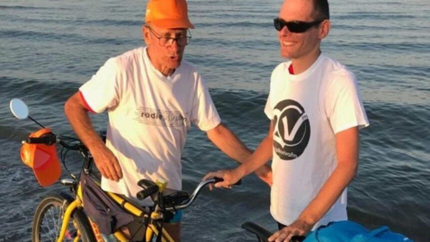 In tandem fino al mare con il figlio non vedente: la promessa di papà Sergio 1
