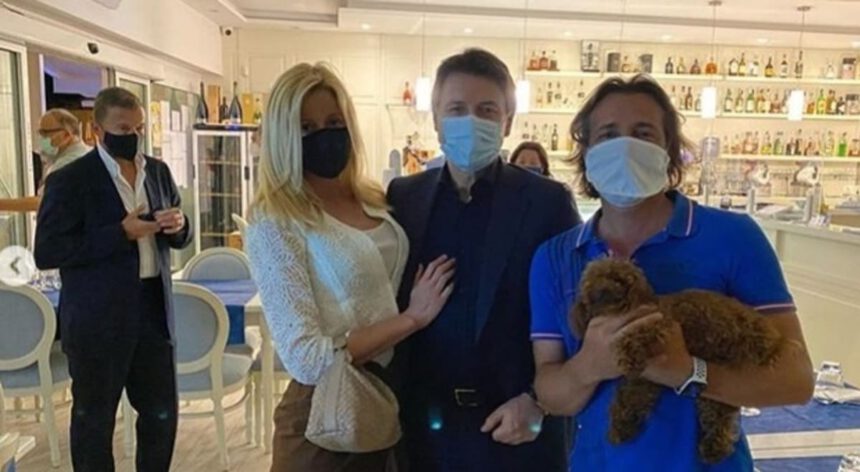 Conte nella sua terra: torna sul Gargano con la compagna Olivia 2 Conte nella sua terra: torna sul Gargano con la compagna Olivia 1