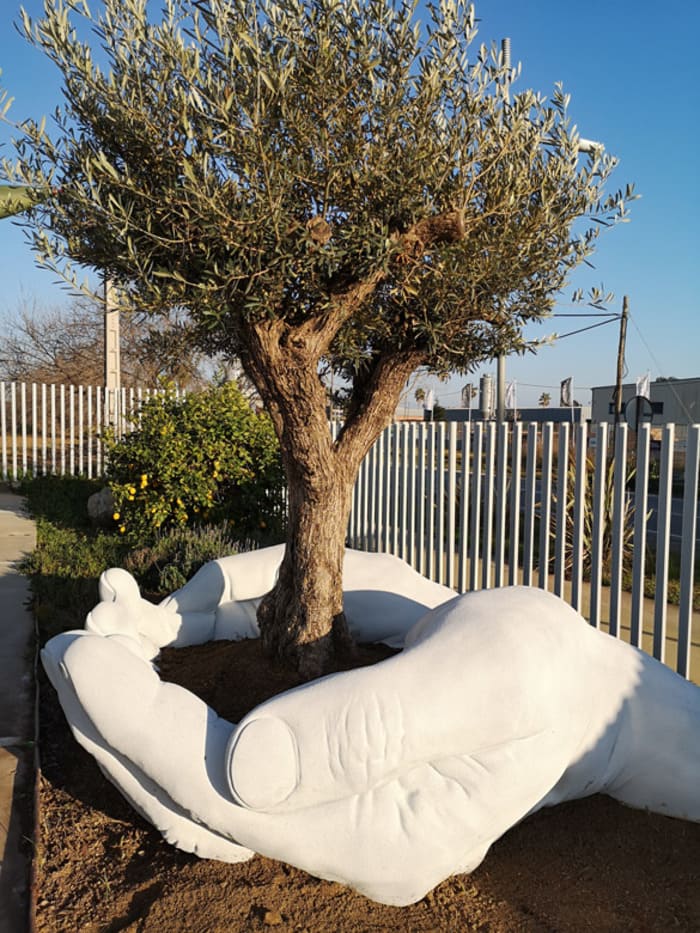 Il 'dono' di Lorenzo Quinn a Palermo: le mani giganti davanti alla Cattedrale 3