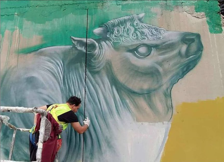 Chi è Paolo Gojo, lo street artist romano che dipinge la mitologia 1