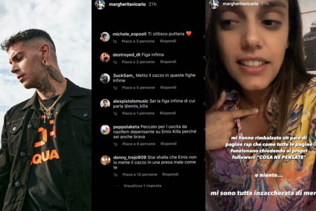 Margherita Vicario critica "Sparami" di Emis Killa. I fan del rapper la insultano sui social 19