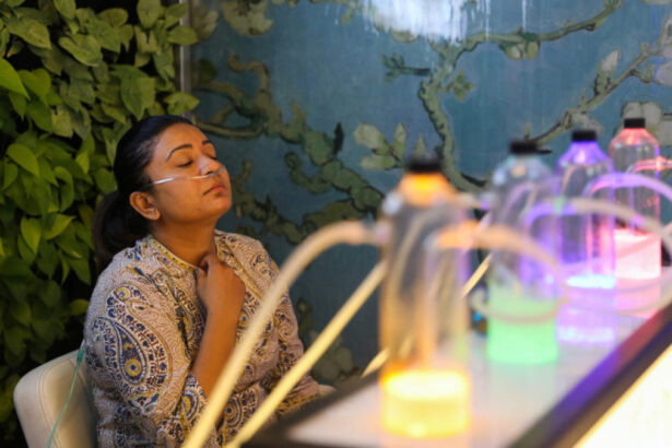 Oxygen bar, a Nuova Delhi l'aria pulita si paga 7
