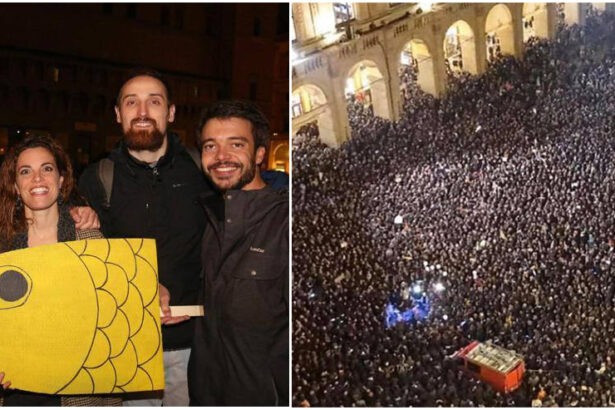 Bologna, ecco chi c’è dietro il movimento delle sardine 15
