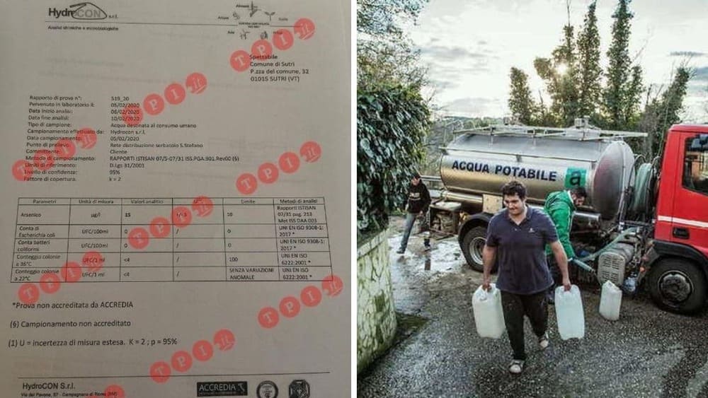 Viterbese, in 350mila senza acqua potabile per eccesso di arsenico: "Acqua amara", l'inchiesta shock 3 acqua amara acqua potabile
