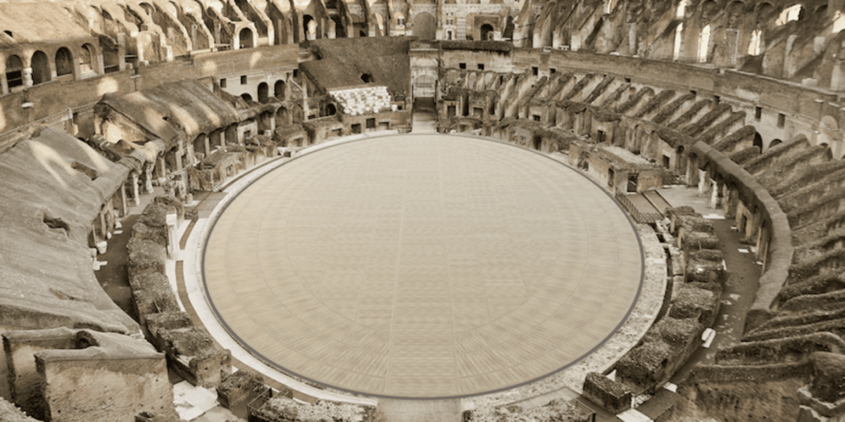 Il Colosseo del futuro tra high tech e green: "Una struttura estremamente leggera e reversibile" 17