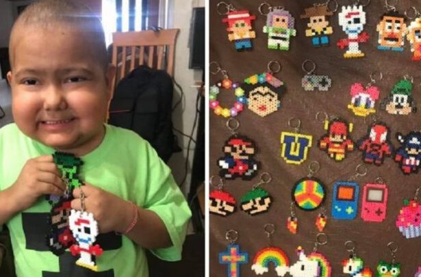 Gian Carlos, il piccolo guerriero di 6 anni che paga le sue cure realizzando portachiavi 18