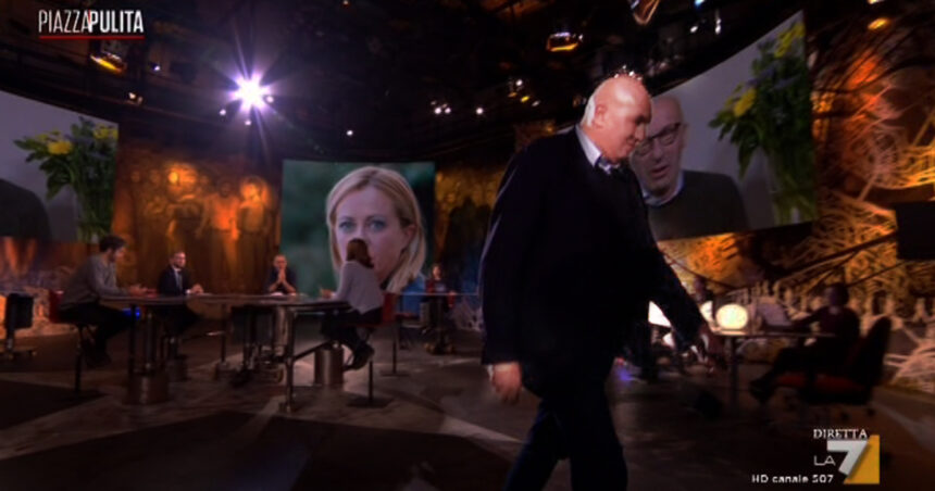 Crosetto lascia studio PiazzaPulita, lo sfogo: "Si vuole trasformare Meloni in un bersaglio d'odio" 1