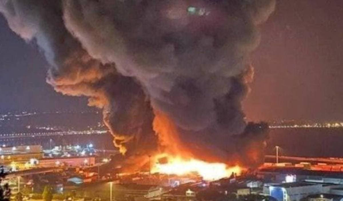 Spaventoso incendio al porto di Ancona, si teme nube tossica. Il sindaco: "Tenete le finestre chiuse" 17