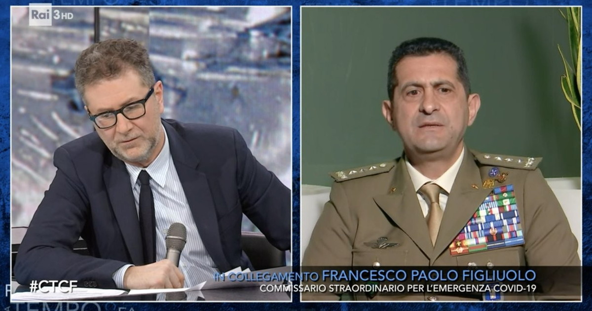 L'ira del generale Figliuolo da Fazio: "Basta buttare dosi, chiunque passa va vaccinato" 19