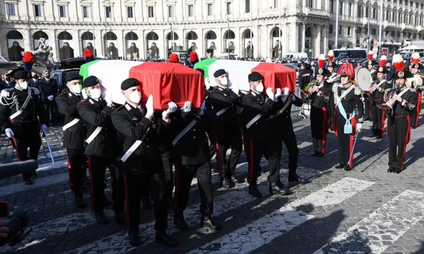 Funerali ambasciatore Attanasio e carabiniere Iacovacci, il cordoglio dell’Italia 1