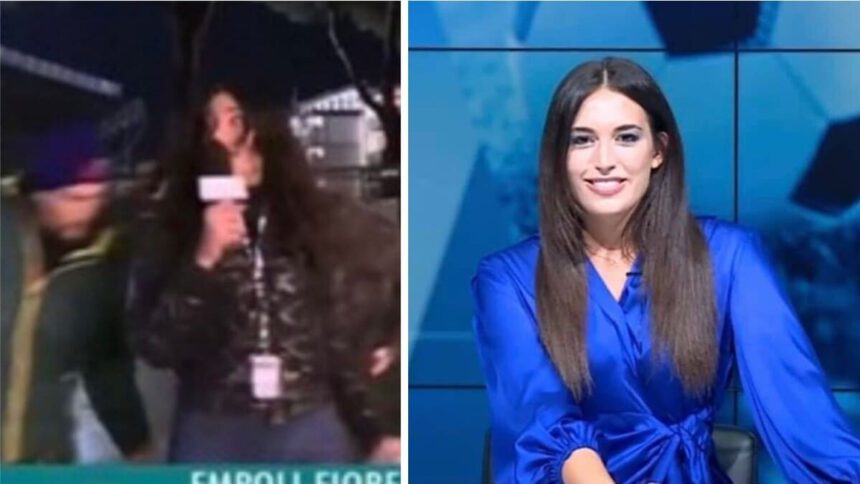 Giornalista palpeggiata da un tifoso in diretta Tv: il collega minimizza mentre il web si indigna 1