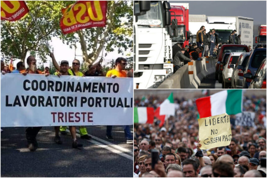 Domani No Pass bloccheranno l'Italia: Paese in tilt. Governo valuta riduzione prezzo dei tamponi 2 Domani No Pass bloccheranno l'Italia: Paese in tilt. Governo valuta riduzione prezzo dei tamponi 1