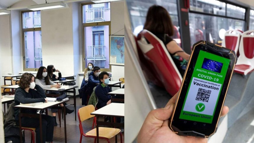 Green pass: quali sono le novità da settembre per scuola e trasporti 2 Green pass: quali sono le novità da settembre per scuola e trasporti 1