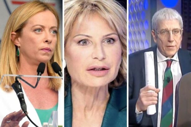 Lilli Gruber deride la voce di Mario Giordano, Meloni: "Una scena imbarazzante e triste" 10