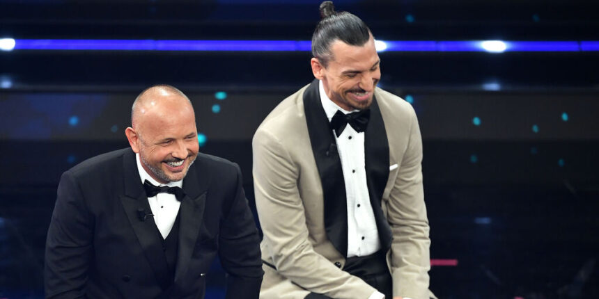 Sanremo, Ibrahimović arriva al Festival in autostop. "Mihajlović? Tutto è iniziato da una testata" 1
