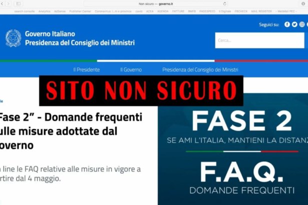 Il sito ufficiale del Governo non è sicuro senza il certificato SSL? 18