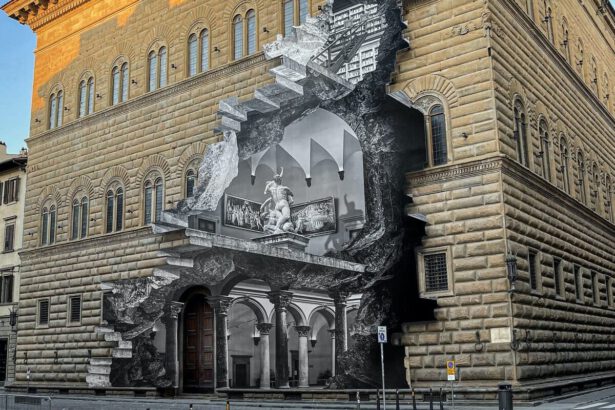 Firenze si sveglia con "La Ferita" del Covid sull'arte: JR apre i musei a modo suo 21