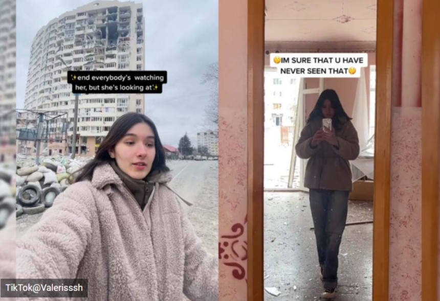 La guerra raccontata su TikTok è una realtà bizzarra e grottesca 1