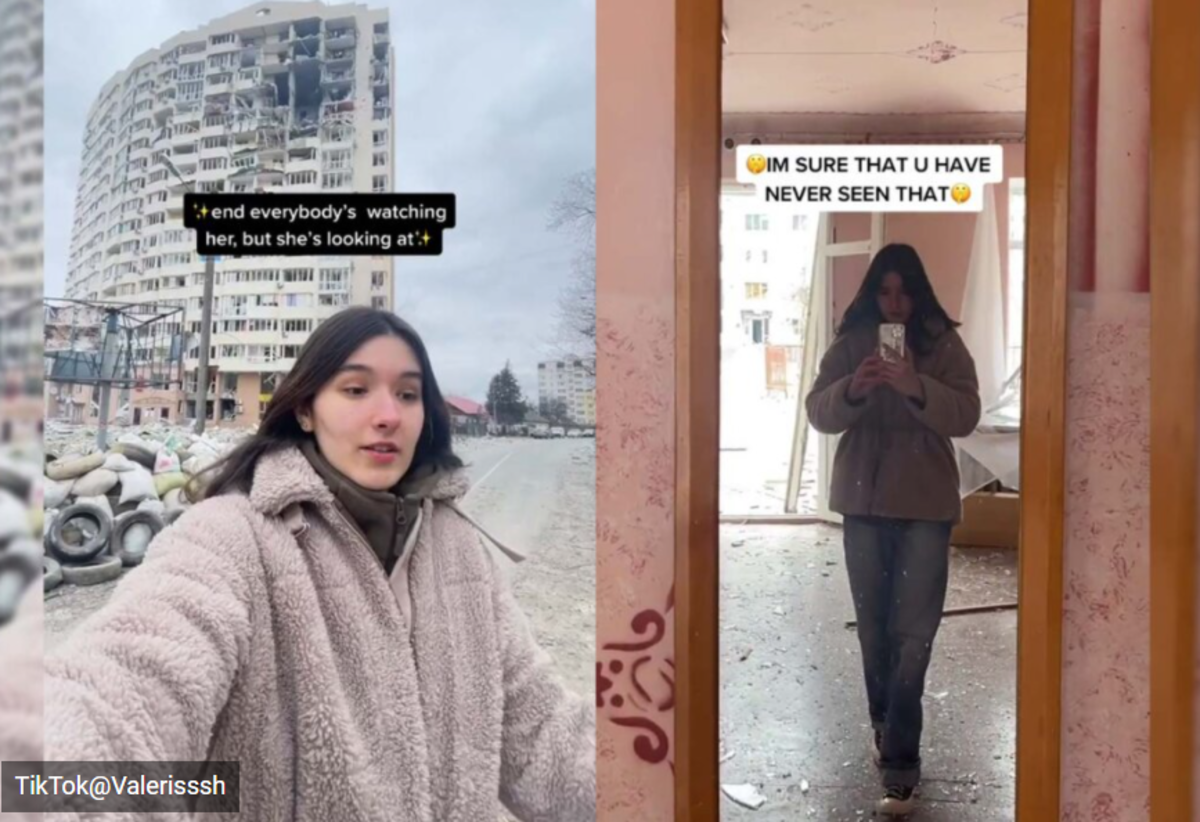 La guerra raccontata su TikTok è una realtà bizzarra e grottesca 21