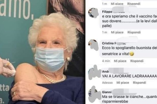 Liliana Segre, dopo la vaccinazione insulti e minacce sui social 18