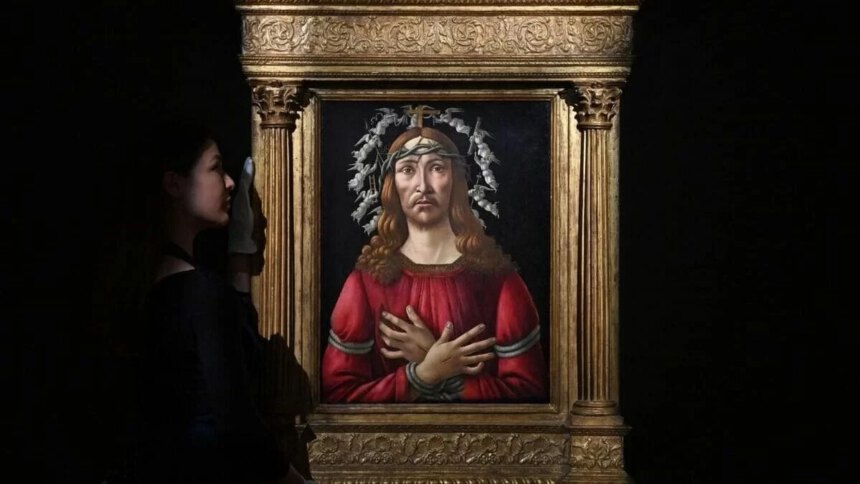 “L’uomo dei dolori”, all’asta per 40 milioni di dollari: cosa si nasconde dietro il dipinto di Botticelli 1