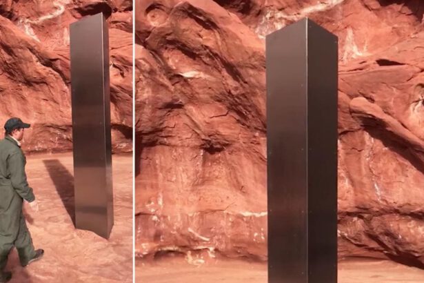 Utah, scomparso il misterioso monolite di metallo 9