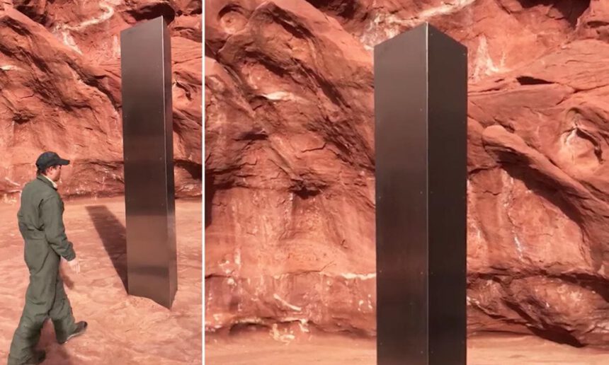 Utah, scomparso il misterioso monolite di metallo 1
