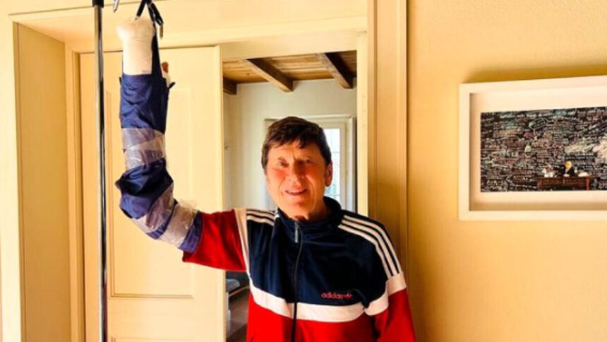 Morandi operato alla mano: “Stai andando forte, apri tutte le porte” 2 Morandi operato alla mano: “Stai andando forte, apri tutte le porte” 1