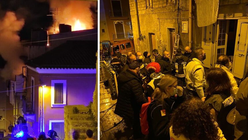 Palma di Montechiaro, divampa un incendio in una casa: muore bimba di due anni 1