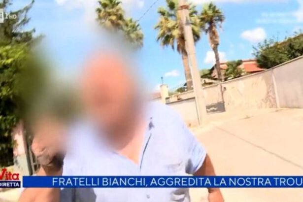 Padre fratelli Bianchi aggredisce troupe de La Vita in Diretta: cameraman finisce al Pronto Soccorso 17