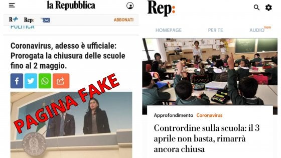 Scuole chiuse fino al 2 maggio: la notizia è un fake 10