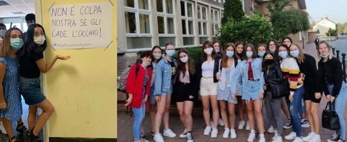 Liceo Socrate di Roma, la rivolta delle studentesse con la gonna: "Non è colpa nostra se gli cade l'occhio" 15