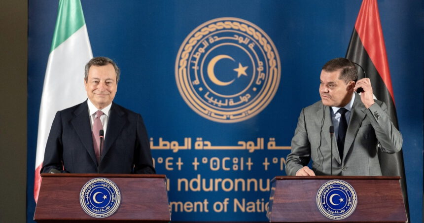 Draghi in visita a Tripoli apre alla nuova Libia, ma sbaglia sul tema migranti 2 Draghi in visita a Tripoli apre alla nuova Libia, ma sbaglia sul tema migranti 1