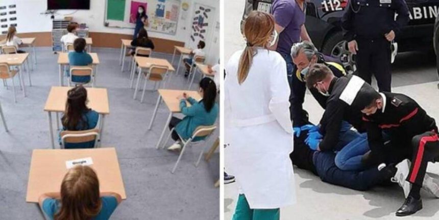 Studente si incatena al banco per proteste: Tso per diciottenne di Fano 1