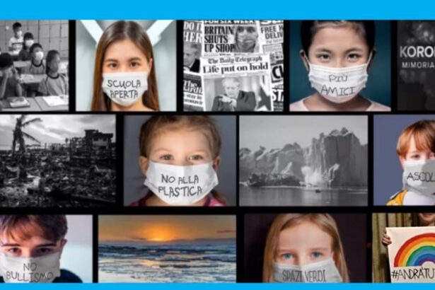 Giornata mondiale dell'infanzia, Unicef racconta il futuro dei giovani sulle mascherine 14