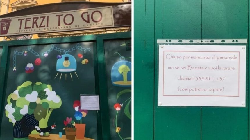 Bar offre 1300 euro al mese: è costretto a chiudere perché non trova personale 1