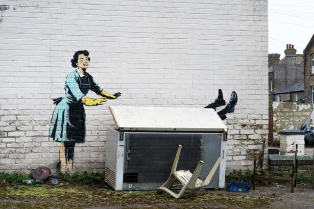 L'omaggio stridente di Banksy a San Valentino: le donne possono reagire alla violenza 11