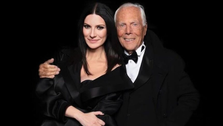 Giorgio Armani torna in passerella a New York. Ospiti anche Laura Pausini e Paola Cortellesi 1