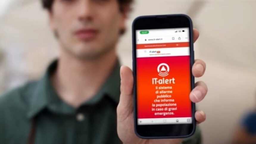 IT-Alert, test rinviato nel Lazio: perché si fa e cosa bisogna fare quando arriva 1