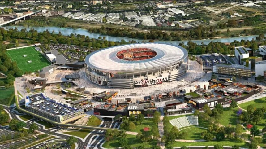 Il nuovo stadio green della Roma: 15 ettari di parco e alimentazione fotovoltaica 1