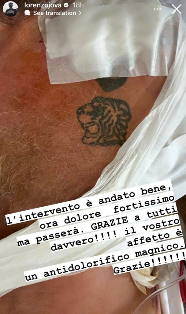Jovanotti rassicura i fan dopo l'incidente: "Il vostro affetto è un antidolorifico magnifico" 4 Jovanotti rassicura i fan dopo l'incidente: "Il vostro affetto è un antidolorifico magnifico" 3