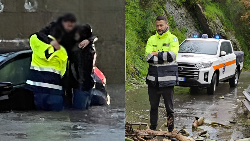 Sindaco salva un uomo intrappolato in auto: "Era mio dovere" 1