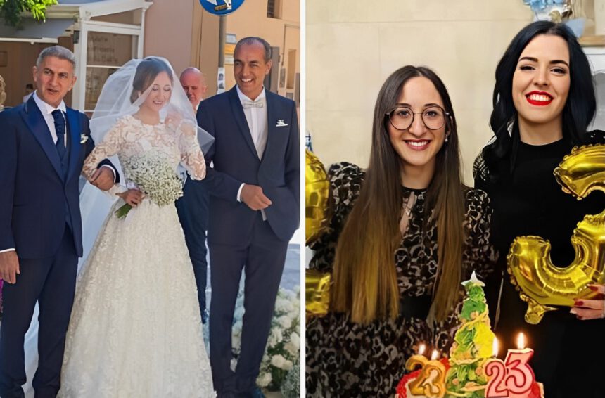 Una delle bimbe scambiate in culla si sposa: i due papà la accompago all'altare 1