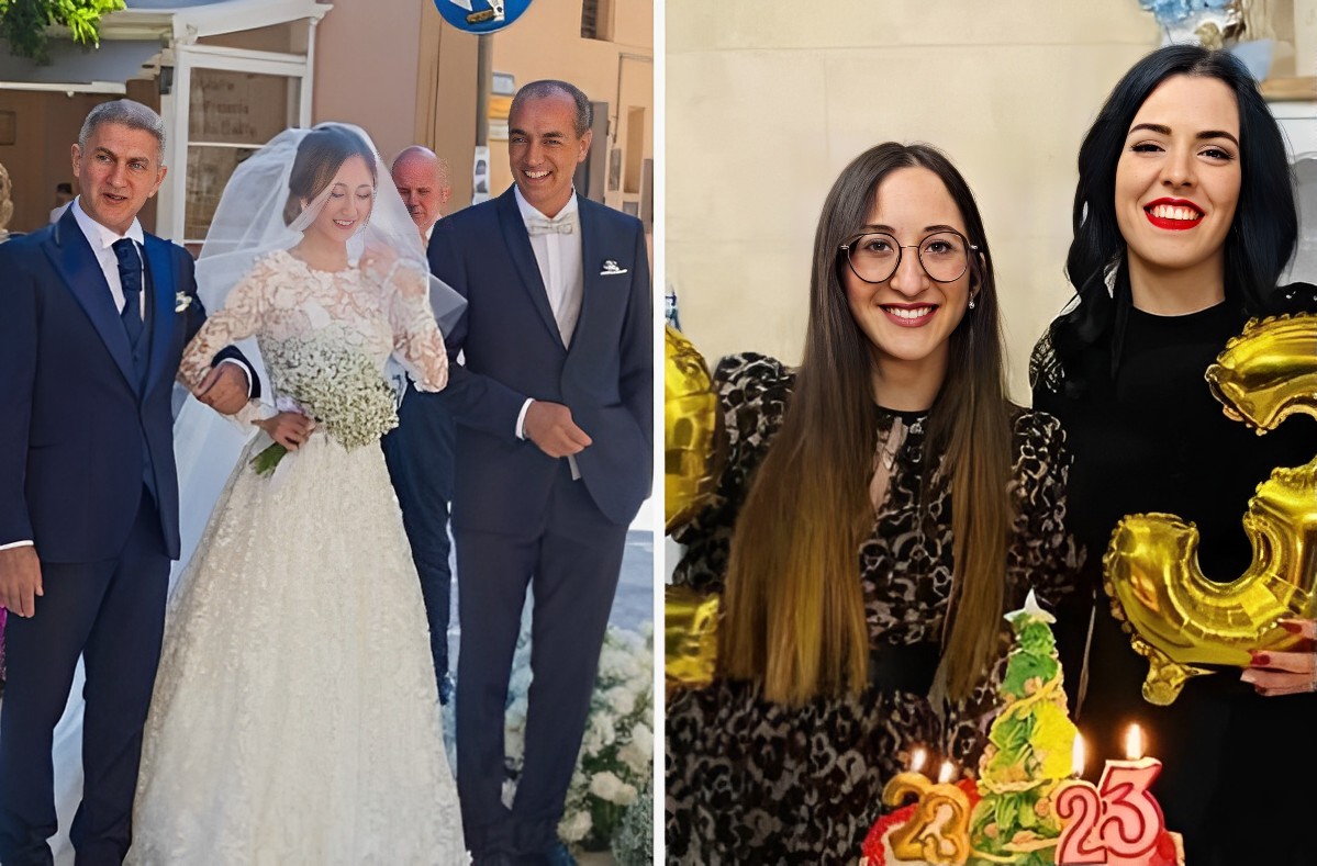 Una delle bimbe scambiate in culla si sposa: i due papà la accompago all'altare 17